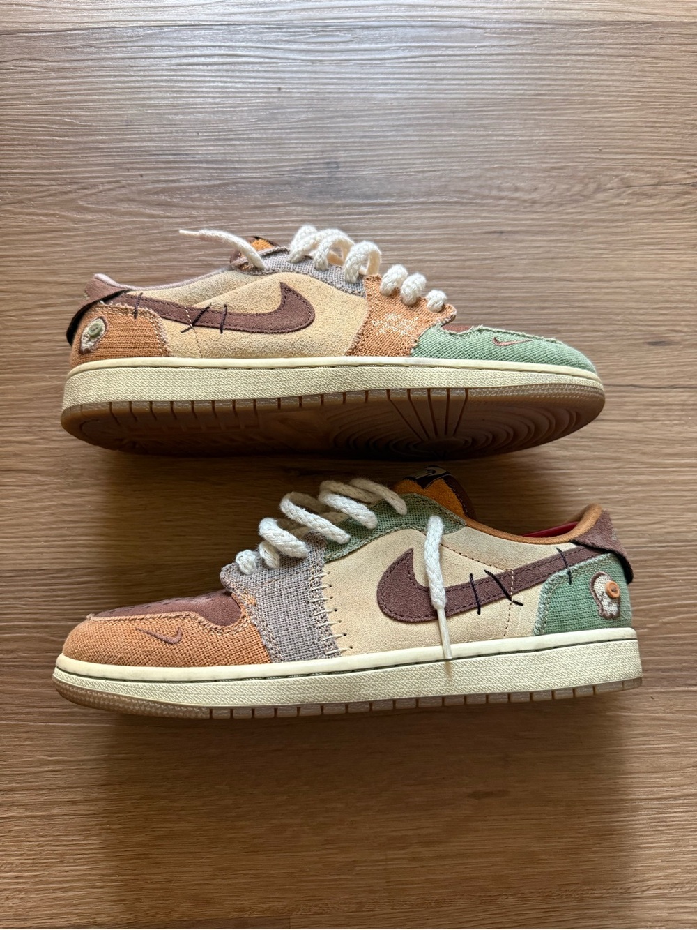 Air Jordan 1 Retro OG x Zion Williamson Low Voodoo Size 8 Pre Owned